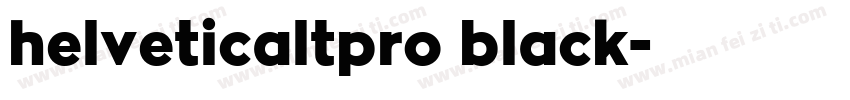 helveticaltpro black字体转换